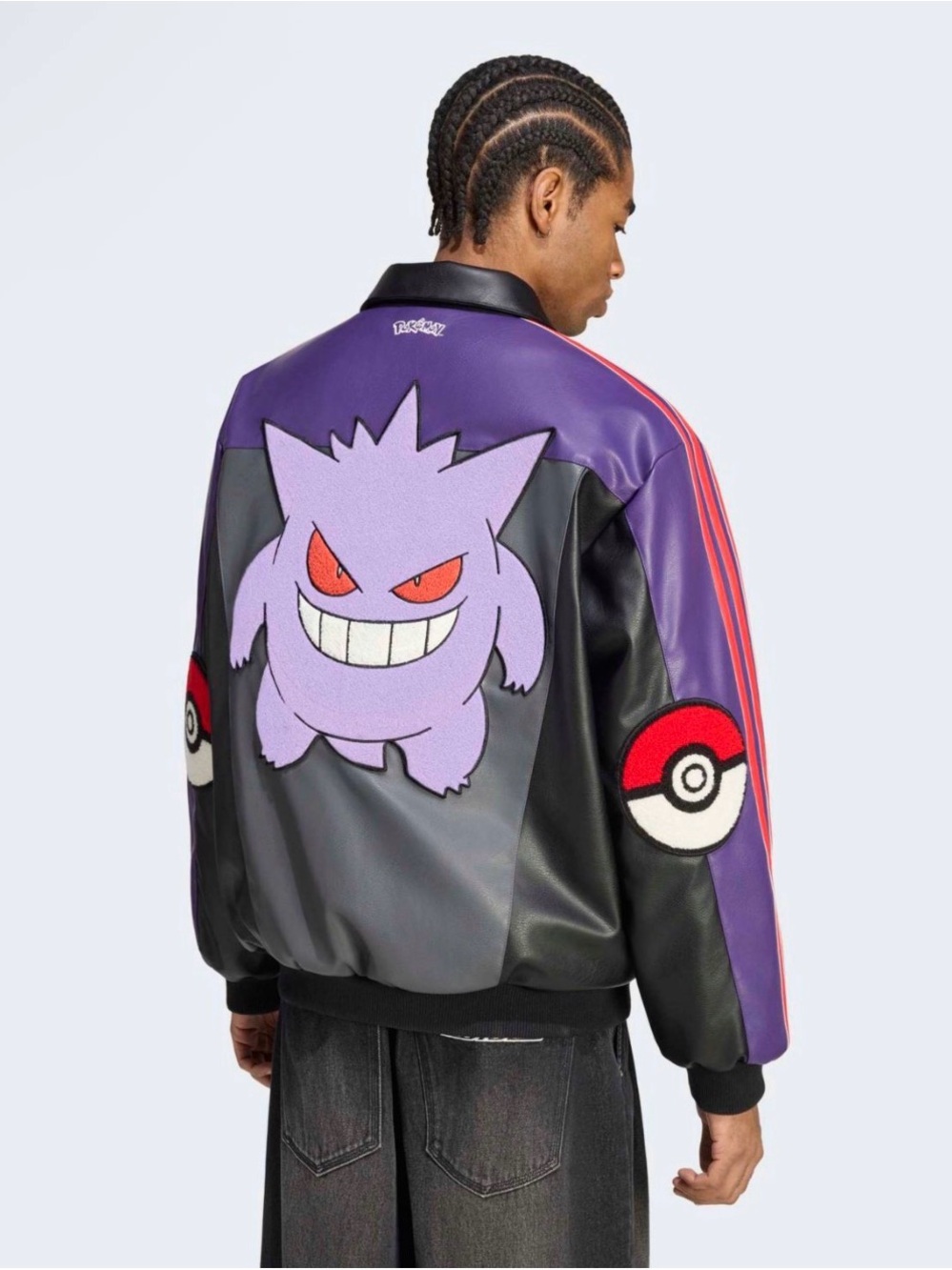 👾 ADIDAS x POKEMON GENGAR 8 BALL JACKET BLACK 💜